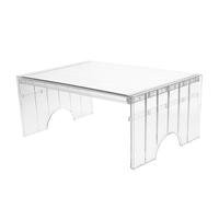 LOLIPPYY Adjustable Fridge Shelf Organizer Rack Large Extendable Freezer Divider Space Saving Kitchen Cupboard Storage Riser Universal Refrigerator Shelf for Pantry and Cabinet