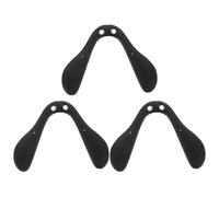 LOLIPPYY Adjustable Nose Pads for Glasses Metal Interior and Rubber, Cycling Glasses Nose Support Gasket Comfortable Fit Prevent Slipping for Sunglasses and Optical Frames