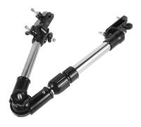 LOLIPPYY Adjustable Stainless Steel Umbrella Clamp for Chair Wheelchair Stroller Secure Holder for Bicycles Electric Bikes Carriage Use