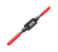 LOLIPPYY Adjustable Tap Wrench Portable Tapping Socket Tool for Thread Repair Red Straight Handle DIY Woodworking and Professional Use