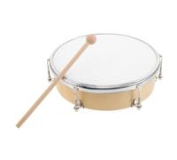 LOLIPPYY Adjustable Wooden Frame Drum with Drum Stick for Portable Hand Educational Orff Musical Instrument for Preschool Activities Montessori Rhythm Development