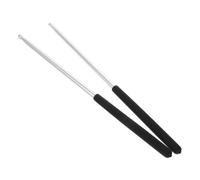 LOLIPPYY Aluminum Alloy Drumsticks Solid Metal Drum Sticks for Acoustic Jazz Drums Percussion Instrument Accessories Ergonomic Grip Portable Beginner Friendly