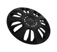 LOLIPPYY Automotive Hubcap Wheel Rim Cover Full Black Corrosion-resistant Car Hub Cap Replacement for Truck Suv with Polished Finish
