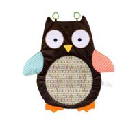 LOLIPPYY Baby Crawling Mat Assorted Color Polyester Owl Shape Floor Pad Non-Slip Safe for Boys and Girls Crawling Use Suitable for Floor Mat Bedroom Random Color