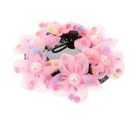 LOLIPPYY Ballet Hair Net Bun Cover for Women Lightweight Elastic Hairnet for Dance Performance and Cosplay Soft Pink Hair Accessory Enhancing Beauty and Style