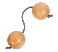 LOLIPPYY Bamboo Rhythm Shaker Wooden Percussion Instrument Lightweight Handheld Sound Maker for Music Education Parties Solo Acts Beginners