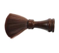 LOLIPPYY Barber Neck Duster Brush with Soft Bristles and Classic Wooden Handle Multipurpose Hair Removal and Clipper Cleaning Tool for Salon and Barbershop Use Ergonomic Grip for