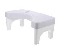 LOLIPPYY Bathroom Stool with Anti-Slip Feet Sturdy Ergonomic Poop Stool for Adults Multipurpose Toilet Footrest and Squatting Aid Comfortable and Wear-Resistant Step for Bathroom Use