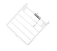 LOLIPPYY Birdcage Door Spring Replacement with Metal Finger Spring Hooks and J Clips Pet Parrot Cage Door Latch Hinge Accessory for Budgie and Bunny Cages