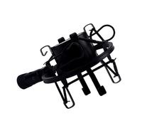 LOLIPPYY Black Metal Microphone Stand Mount with Vibration Shockmount Spider Bracket for Condenser Mic Desk Holder Reducing Noise and Vibrations for Recording