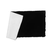 LOLIPPYY Black Short Plush Vanity Table Mat 40x80cm Non-Slip Makeup Station Pad Waterproof Desk Protector Cover for Bedroom Dressing Table