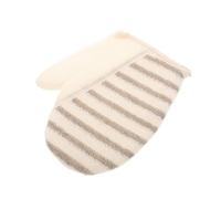 LOLIPPYY Body Scrub Mitten Reusable Flax Shower Glove for Skin Cleansing Ergonomic Design for Comfortable Use for Home and Spa