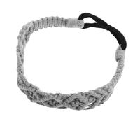 LOLIPPYY Bohemian Crochet Headband Handwoven Hair Accessory for Women Lightweight Twisted Design for Weddings Festivals and Daily Wear
