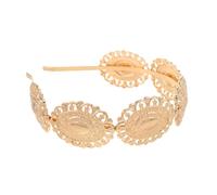 LOLIPPYY Bohemian Metal Hair Hoop for Women Vintage Embellished Headband Retro Party Wedding Accessory Comfortable Fit Stylish Boho Headband