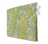 LOLIPPYY Book Sleeve Cover with Decorative Plant Pattern Protective Cloth Book Protector for Novels and Notebooks for Public Use and Daily Reading