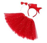 LOLIPPYY Boys and Girls Plush Fish Costume Sea Animal Headband Skirt Set Ocean Theme Halloween Party Dress up for Little Girls under The Sea