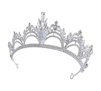 LOLIPPYY Bridal Tiara Headband with Rhinestones Elegant Wedding Hair Accessory for Brides Bridesmaids Princess Crown for Photography and Special Occasions