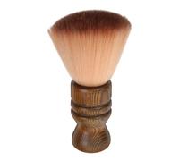 LOLIPPYY Broken Hair Brush with Wooden Handle Professional Hair Cutting Beard Cleaning Tool Soft Bristle Hairbrush for Salon Use Portable and Skin Friendly Grooming Accessory