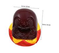 LOLIPPYY Buddhist Wooden Knocker Stick Dark Woodblock Instrument for Meditation and Chanting Percussion Aid for Music Teaching and Early Education Gift