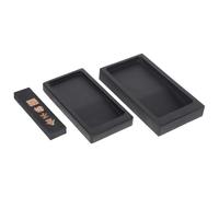 LOLIPPYY Calligraphy Inkstone Set Chinese Ink Stick for Student Drawing Durable Ink Block Inkslab for Writing Calligraphy Accessory Rough Stone