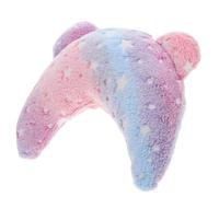 LOLIPPYY Calming U-shaped Pet Neck Pillow Medium Size Soft Half-moon Animal Sleep Cushion for Indoor Cats and Dogs Comfortable Support for Kitten and Puppy