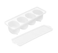 LOLIPPYY Capacity Pickled Egg Holder Container for Easy Pickling and Storage White Egg Pickle Bin with Sleek Minimalist Design Reusable Kitchen Organizer