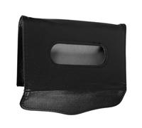 LOLIPPYY Car Tissue Holder for Sun Visor Easy Install Napkin Dispenser for Vehicle Interior Tear-resistant Design Black Car Accessory for Convenient Tissue Access While Driving