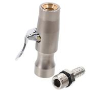 LOLIPPYY Car Valve Adapter Air Chuck for Tire Inflator Pump Self-locking Nozzle with Closed Flow Design Compatible with Wheel Pressure Gauges and Compressors for Car and Bike Tires