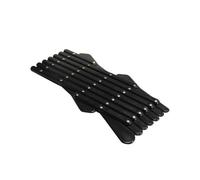 LOLIPPYY Car Window Pet Gate Scalable Fence PP Material Black Large Protects Pets and Prevents Head Sticking Out Keeps Window Travel Barrier for Dogs