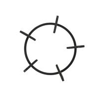 LOLIPPYY Cast Iron Wok Rack for Gas Stove Thickened Non-Slip Pot Holder Stable Gas Cooker Accessory for Supporting Pans and Pots Energy-Saving Stove Rack