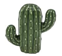 LOLIPPYY Ceramic Toothpick Holder Cactus Shape Compact Toothpick Storage Container Lightweight Porcelain Box for Home Use and Table Decoration
