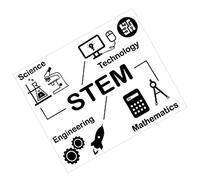 LOLIPPYY Chemistry Wall Sticker PVC Science Wall Decal for Classroom Home Office Decor for Smooth Surfaces