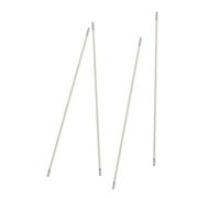 LOLIPPYY Chimney Sweep Kit 5 Inch Brush with 4pcs Plastic Rods for Chimney and Dryer Cleaning, Practical and Easy to Rotate at High Speed a Drill, for Cleaning the Inner Wall