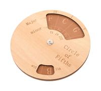 LOLIPPYY Circle of Fifths Wheel Music Melody Tool Portable Guitar Trainer Chord Progressions Practice Guitar Scales Chart Pocket Chord Practice Learning Aid Tool