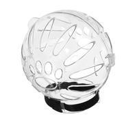 LOLIPPYY Clear Cat Helmet Abs Anti-biting Protective Space Hood for Surgery and Wound Healing Safe Transparent Round Cat Muzzle for Licking and Scratching Prevention