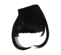 LOLIPPYY Clip Fringe Bangs Fake Air Hair Bangs with Sideburns Lightweight Breathable False Wig Hairpiece for Women Daily Wear and Dress Up Comfortable Reusable Synthetic Hair Extensions