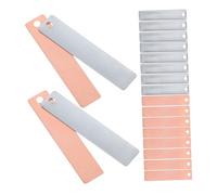 LOLIPPYY Copper Zinc Electrodes Fruit Battery Experimental Kit for DIY Science Teaching Lightweight Zinc and Copper Plates for Educational Electricity Projects and Hands Learning