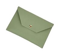 LOLIPPYY Cosmetics Bag Makeup Pouch Lipstick Bag Large Capacity Slim Wallet for Women Double-Sided Pu Leather Money Envelope Purse Travel Makeup Brush Organizer