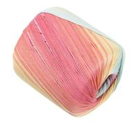 LOLIPPYY Cotton Yarn Gradient Lace Thread 440Ft Multi- Pastel for Knitting Gloves Hats Scarves and Shawls