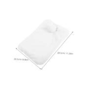 LOLIPPYY Cozy Small Animal Bedding Mat with Nonslip Bottom for Rabbits and Guinea Pigs Cotton Pet Sleeping Pad and Lounging Blanket Detachable Cover for Easy Cleaning Medium White Animal