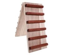 LOLIPPYY Creative Bite Resistant Hamster Ladder for Small Pets Climbing Platform for Cage Hamsters and Little Birds Safe Wear Resistant and Space Saving Playground Enhancer