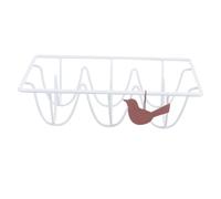 LOLIPPYY Creative Kitchen Egg Holder Rack White Small Bird Design Multi-purpose Egg Tray Organizer for Storage and Baking Use