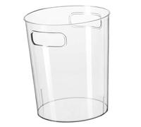 LOLIPPYY Creative Minimalist Trash Bin Pet Material Waste Container Versatile Storage for Kitchen Living Room and More Impact Resistant Design with Handle for Home Organization