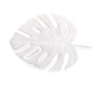 LOLIPPYY Creative Silicone Epoxy Resin Molds for DIY Leaf Shaped Coasters Flexible Transparent Silicone Die for Crafting Crystal Jewelry and Home Decor Gifts