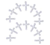 LOLIPPYY Cross Table Confetti for Christening and Baptism Colorful Metallic Foil Scatter for Wedding Birthday and Religious Event Decorations
