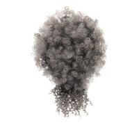 LOLIPPYY Curly Afro Puff Drawstring Ponytail Hair Extension for Women Voluminous Short Ponytail Clip-in High Temperature Silk Synthetic Hairpiece for Proms Weddings Cosplay Daily Wear