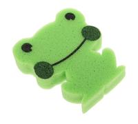 LOLIPPYY Cute Cartoon Frog Bath Sponge Soft Gentle Touch Scrub Sponge with Absorbency for Newborns and Relaxing Bath