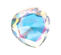 LOLIPPYY Decorative Hand-held Heart-shaped Crystal Diamond Photo Prop for Nail Manicure Art with Shining Brightly Unique Design, for Office Decoration and Photo Taking