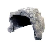 LOLIPPYY Decorative Resin Reptile Cave Hideout Ornament for Aquarium Terrarium Landscape Supplies Realistic Lifelike Shelter for Tortoise Amphibian Habitat Random Color Random Color