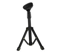 LOLIPPYY Desktop Tripod Microphone Stand with Adjustable Clip Folding Design Tabletop Mic Holder for Live Streaming Recording Podcasting and Classroom Use Stable Tripod Base in Black
